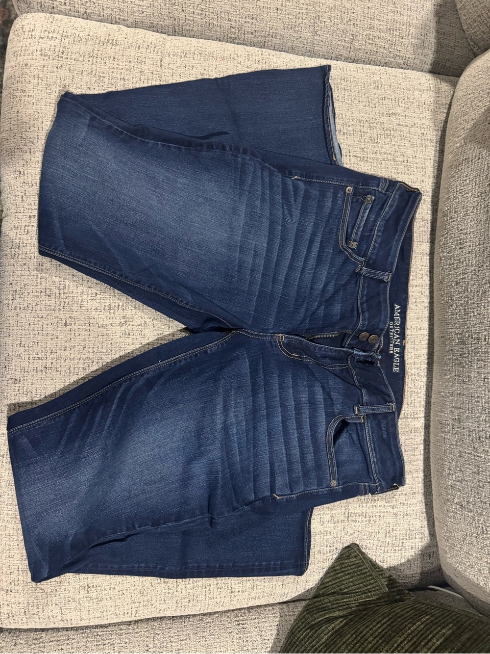 American Eagle Outfitters Dark Indigo Artist Flare Jeans